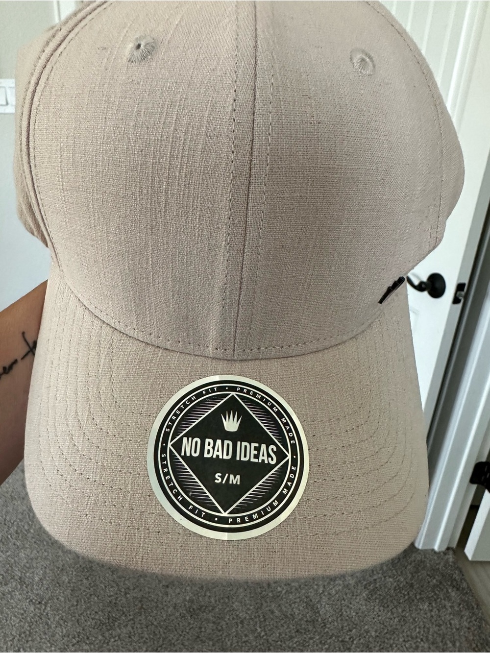 Beige Baseball Cap - S/M
